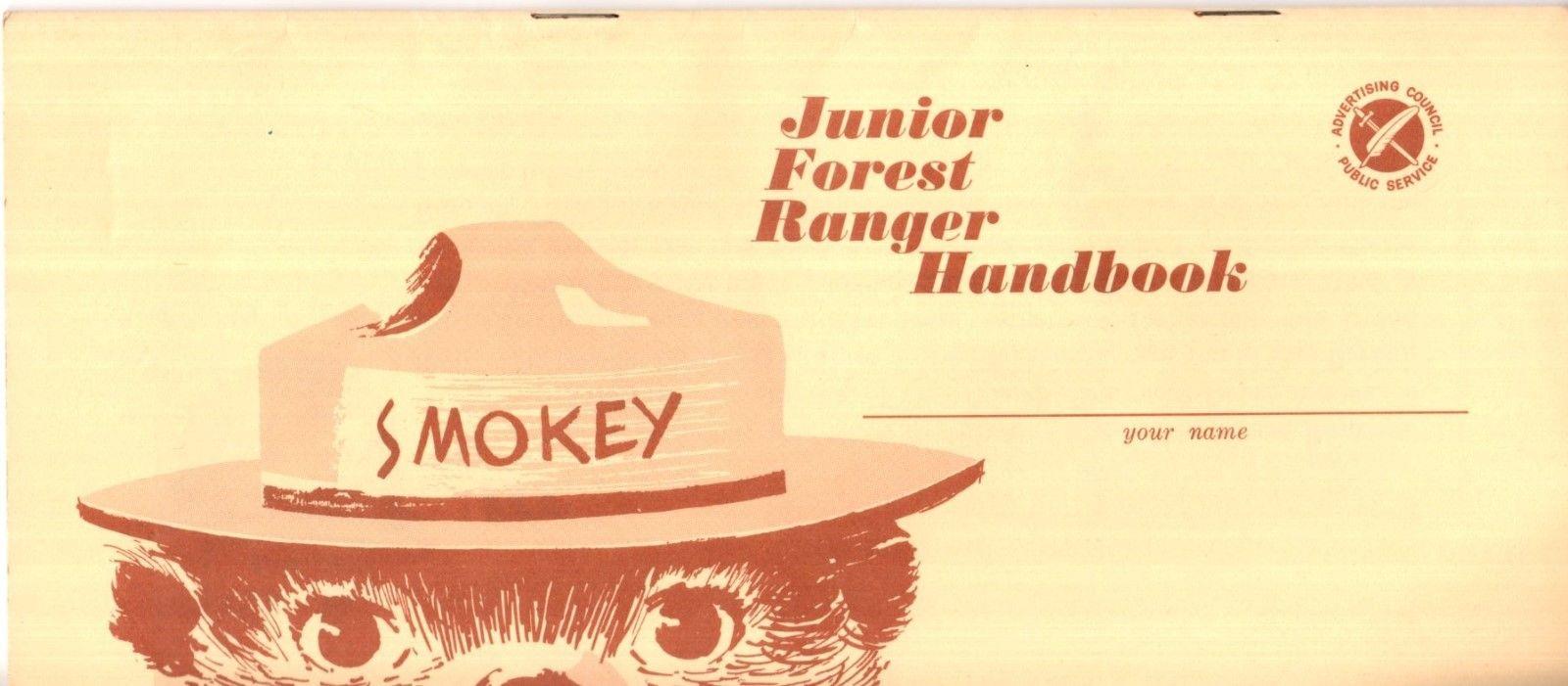 Vintage Smokey The Bear Junior Forest Ranger Handbook 1964