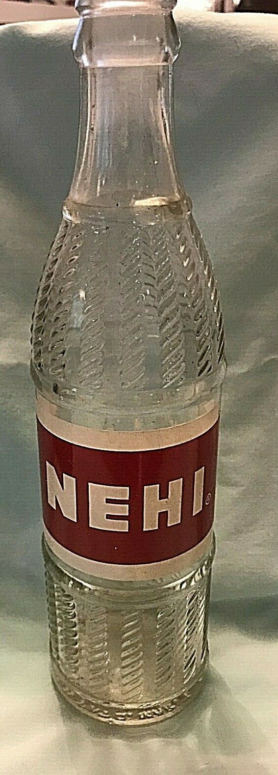 NEHI  clear glass bottle 12 fluid ounces