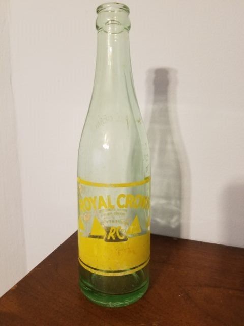 Vintage Royal Crown RC Cola Daytona Beach FL 12 oz Green Glass Soda Pop Bottle