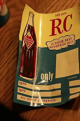 Vintage 16 oz RC Cola Pricing sticker