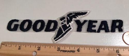 VINTAGE*GOODYEAR TIRES EMBROIDERED IRON ON PATCH*6.5