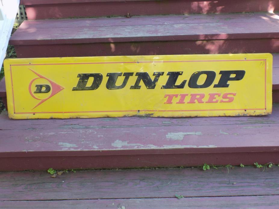 Dunlop Tires Metal Sign