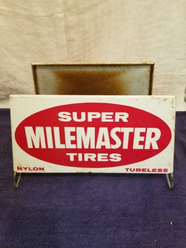 Vintage Advertising Tire Store Display Rack Stand 