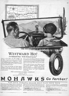 1926 Mohawk Rubber Company Akron OH Advertisement 1920s Ohio Tire Advertising
