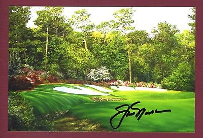 Jack Nicklaus PGA Golf Legend Hall of Fame HOF Signed 4x6 Photo C14529