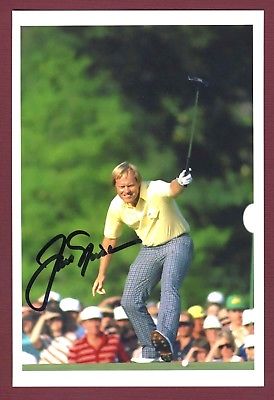 Jack Nicklaus PGA Golf Legend Hall of Fame HOF Signed 4x6 Photo C14532