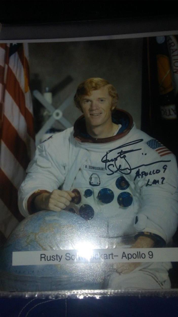 Astronaut Rusty Schweickart Apollo 9 Autograph Signed 8x10