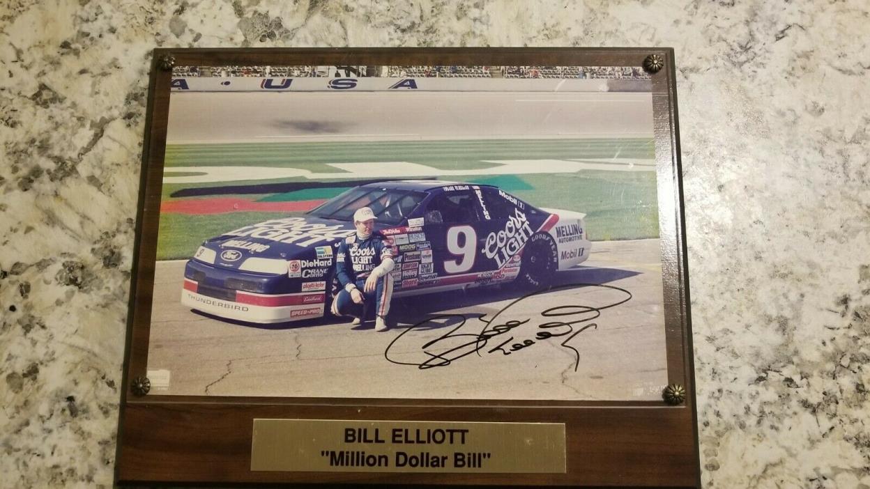 Authentic Autographed NASCAR - Bill Elliott
