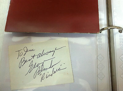 GEORGE BLANDA OF THE RAIDERS  - ORIGINAL AUTOGRAPH