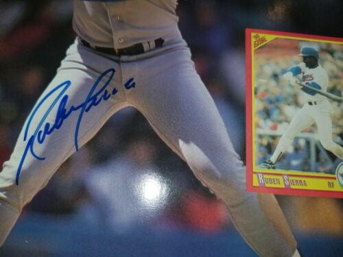 Beckett Baseball Card Monthly~ Autographed Ruben Sierra ~ January 1990