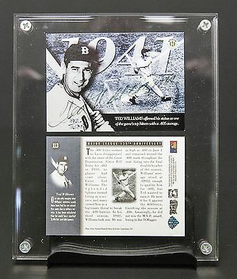 TED WILLIAMS AUTOGRAPHE UPPER DECK AUTHENTICATED 1994 RED SOX HOF MLB 125TH CARD