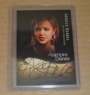 2011 ARIELLE KEBBEL Cryptozoic Vampire Diaries S1 - Autograph Insert Card #A14