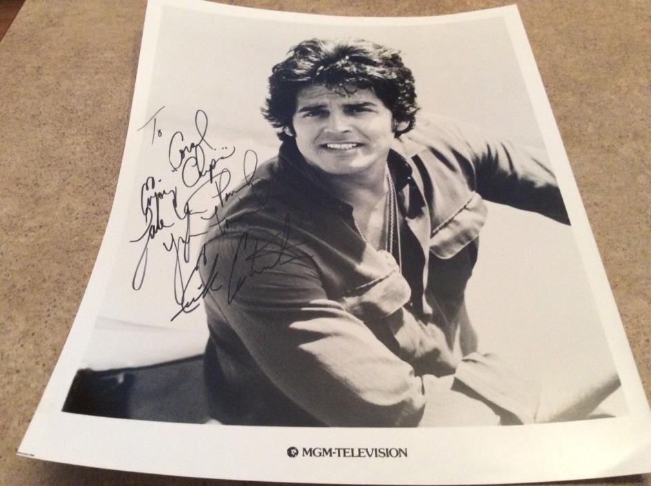 Vintage B&W Photo ERIK ESTRADA Signed Photo - CHIPS