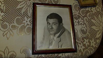 Film Movie Actor Buddy Hackett Early Hand Signed Autograph Photograph Framed