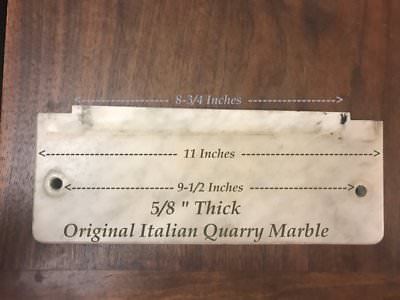 OLD/ORIG RARE Small Brass Nat'l Candy Cash Register ITALIAN MARBLE Coin Shelf
