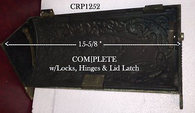OLD RARE Mdl. No. 226 Copper-Clad Brass Nat'l Cash Register FRONT LID - COMPLETE