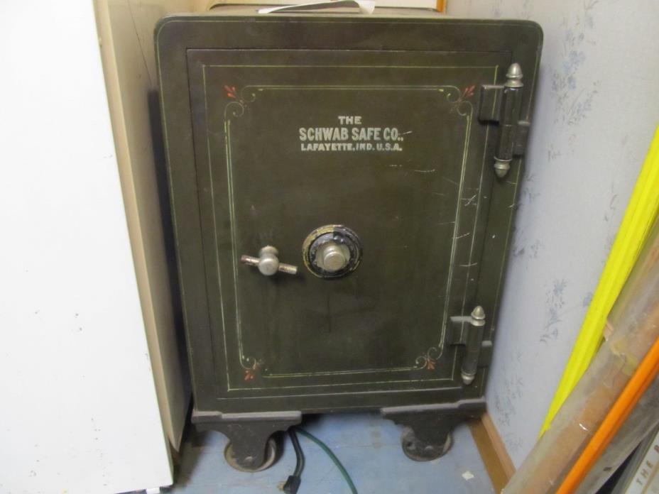 Antique Combination floor safe