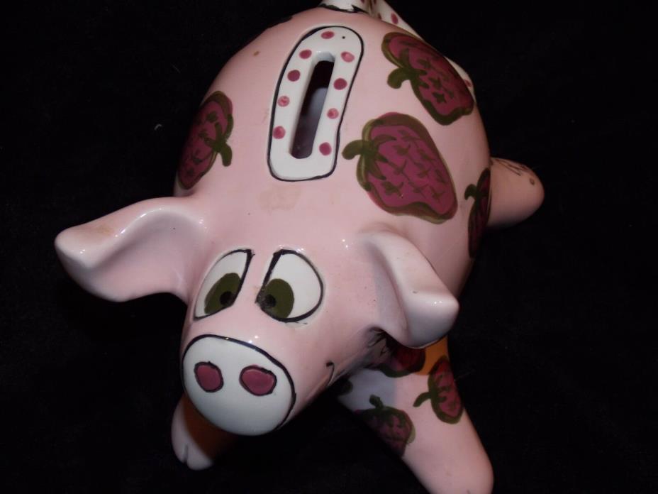 Hand Painted Piggy Bank