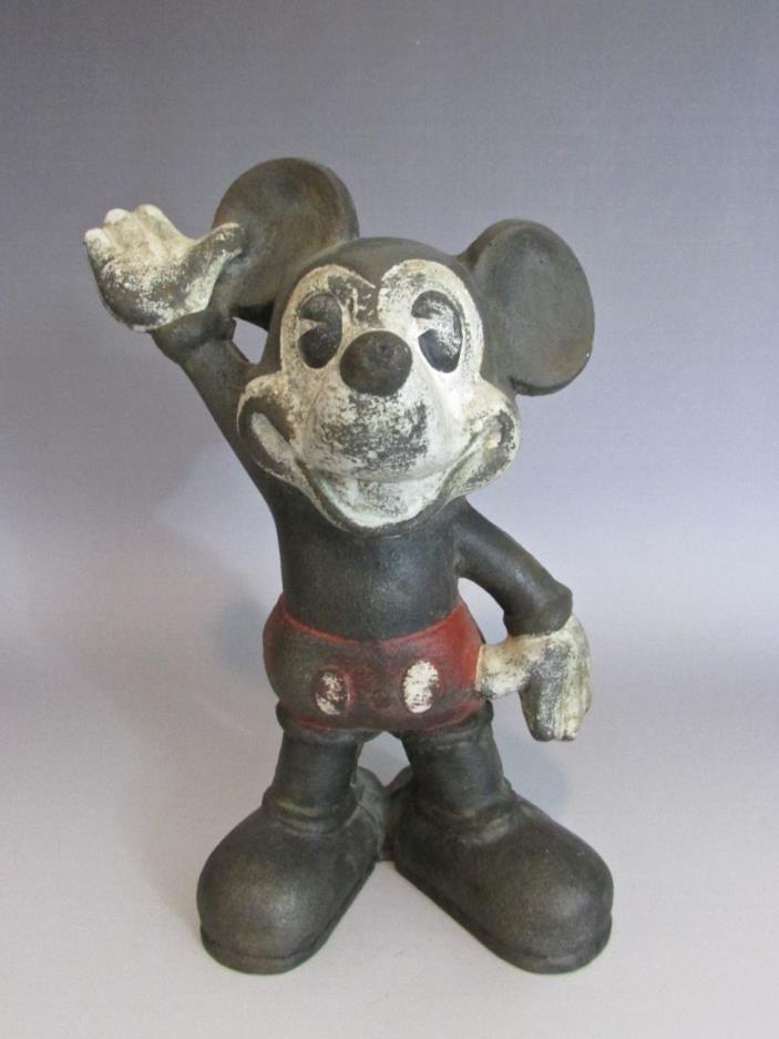Vintage Mickey Mouse Case Iron Bank 9