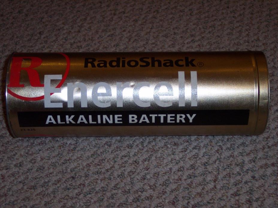 Advertising Bank, Radio Shack Enercell Alkaline Battery Bank
