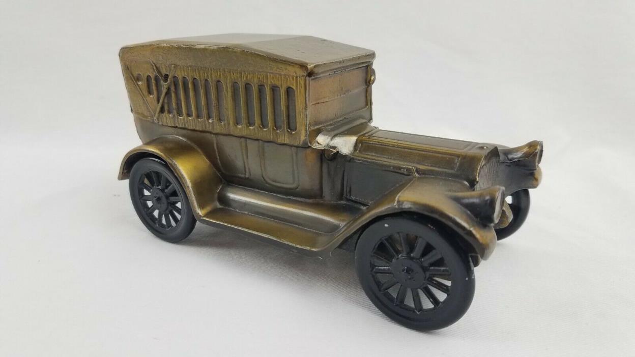 Antique Bank Of Baltimore Metal Car Toy Vintage 1917 Ford Model T Piggy Bank