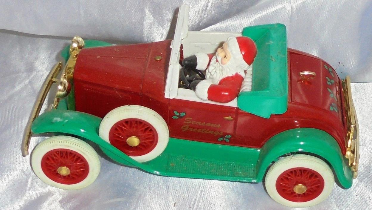 SANTA DIECAST METAL CAR Model A  BANK W/Key Limited Edition