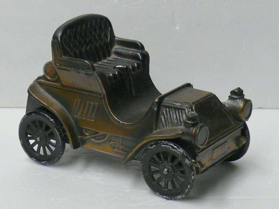 VINTAGE BANTHICO METAL CAR BANK >1902 RAMBLER