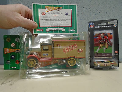 San Francisco 49ers Diecast Metal Bank with Gridiron Greats Ford Mustang