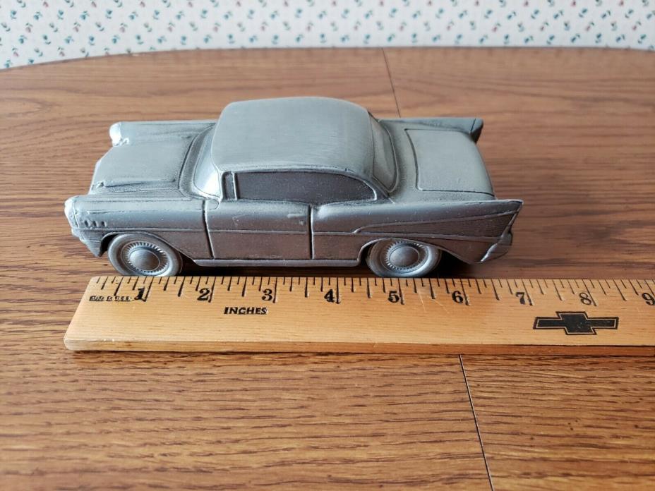 BANTHRICO SILVER BANK Die Cast Metal 1957 Chevy