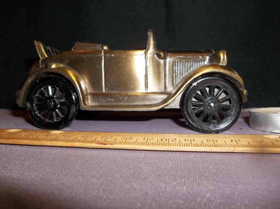 Metal Vintage Style1929 Ford Car Coin Bank 1974 Banthrico Company Chicago IL