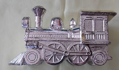 Silver Tone Train Engine Bank