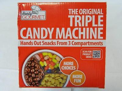 Handy Gourmet's The Original Rotating Base Triple-Candy Machine (NEW-in-box)