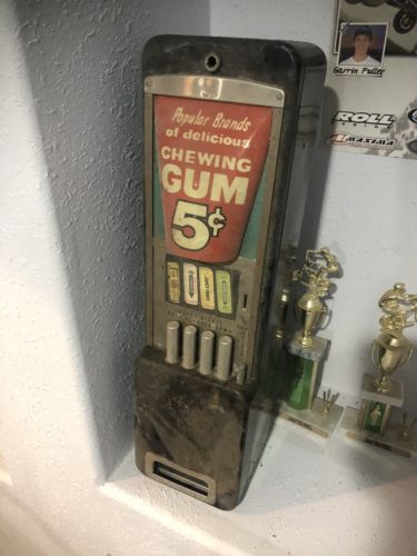 Vintage Rowe Vending Gum machine Old Juicy Fruit Beech Nut Andy Griffith