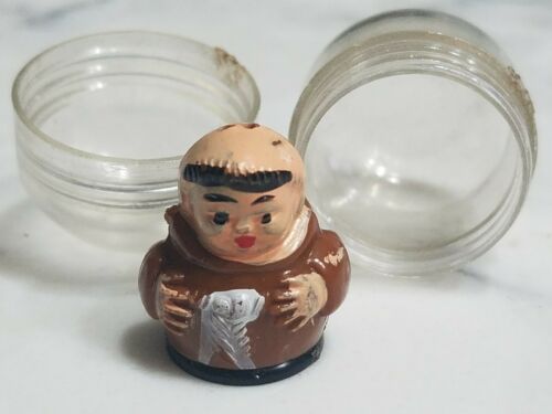 Vintage PK Penny King Fat Monk Friar Gumball Vending Machine Prize Toy Charm