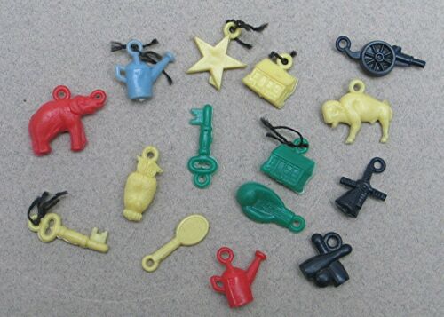 Vintage Lot of Colorful Plastic Children's Charms