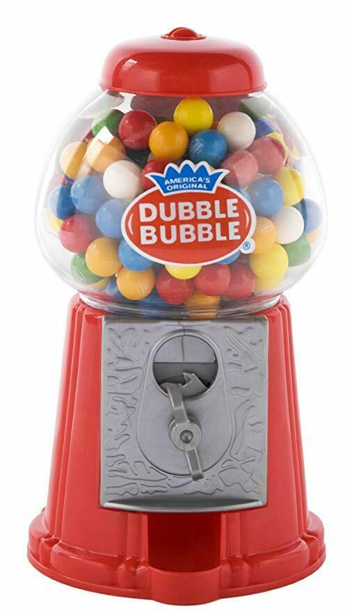 Brand New Dubble Bubble Gumball Bank 9” Tall - Gumball Working Coin Machine Bank