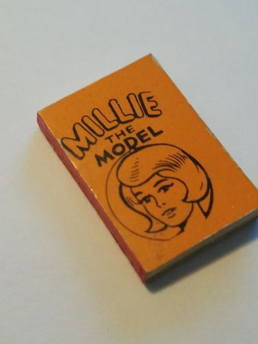 RARE Vintage 1966 MARVEL Millie The Model Mini Toy Gumball Prize Book Chicago