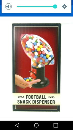 Football Gumball Candy Nut M&M Snack Machine Dispenser