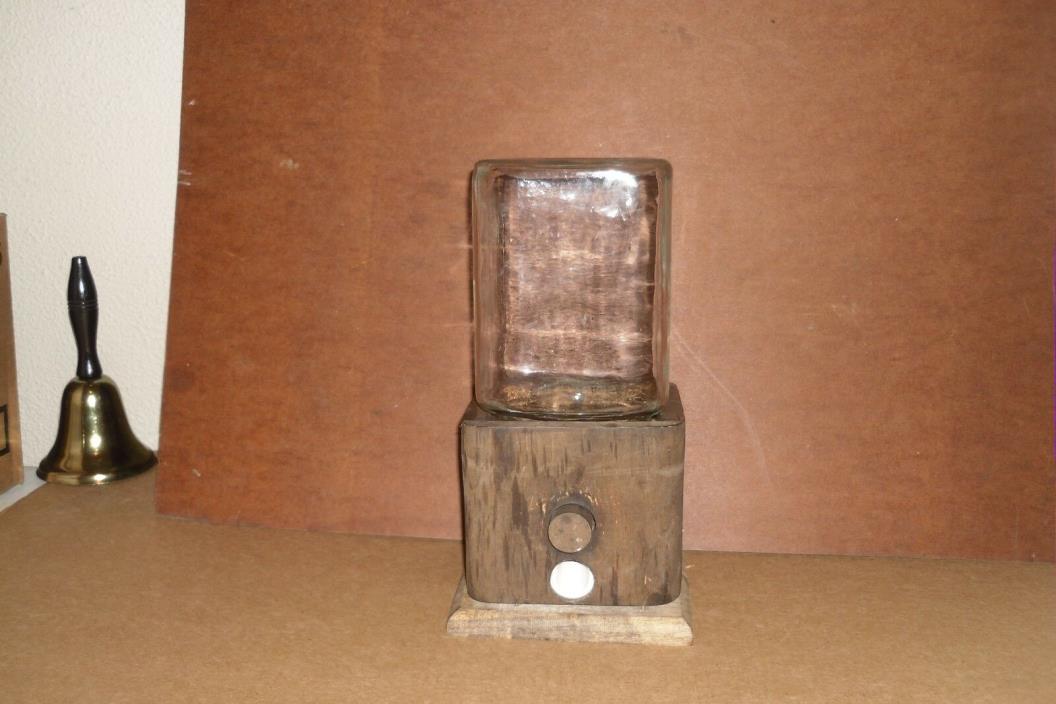 Gumball Machine Rare Vintage Antique Wooden Gumball Candy Machine