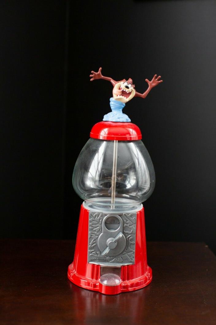 Vintage Taz Bubble Gum Ball Vending Machine - Metal Glass - Warner Bros