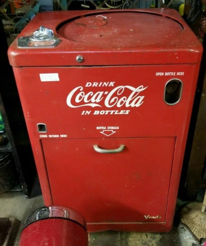 Original Vintage Coca-Cola Spin Top Vendo 23 Soda Vending Machine Repair / Parts