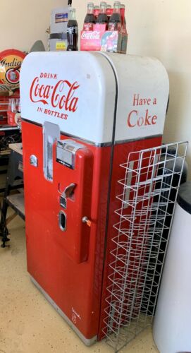 Vintage Coca Cola /Soda Machine Bottle Rack- Holds (60) Bottles Nice & Rare!!!