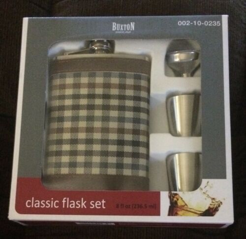 Buxton Classic Flask Set