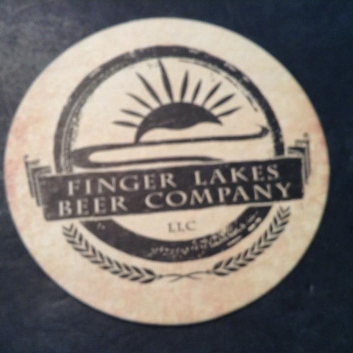 Beer Memorabilia Coaster/Mat FINGER LAKES BEER COMPANY, HAMMONDSPORT, NY