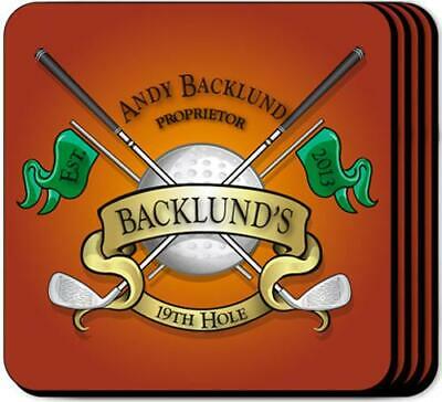 Coaster Set - Golf