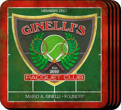 Coaster Set - Racquet