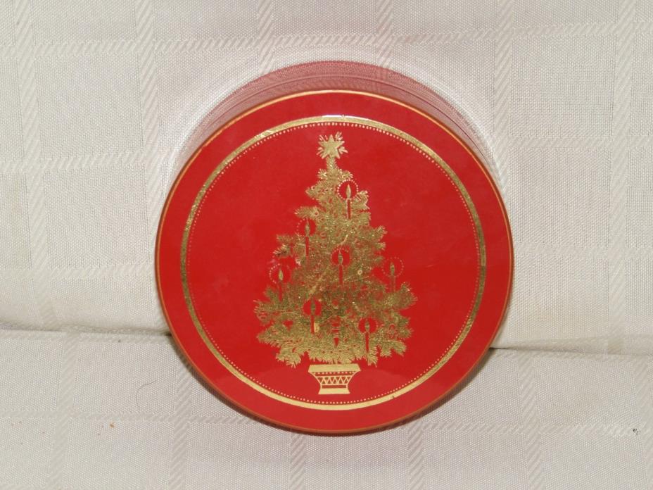 Otagiri Christmas Tree Coaster Set Lacquer Ware