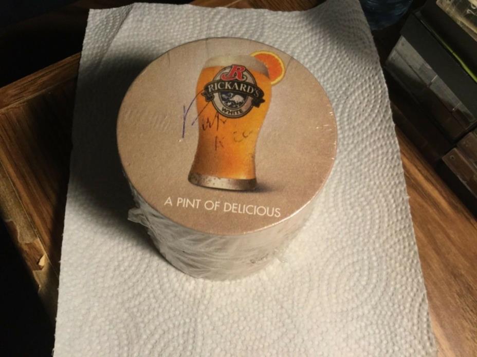 Rickards Beer Sealed 50 Coasters- See Pics