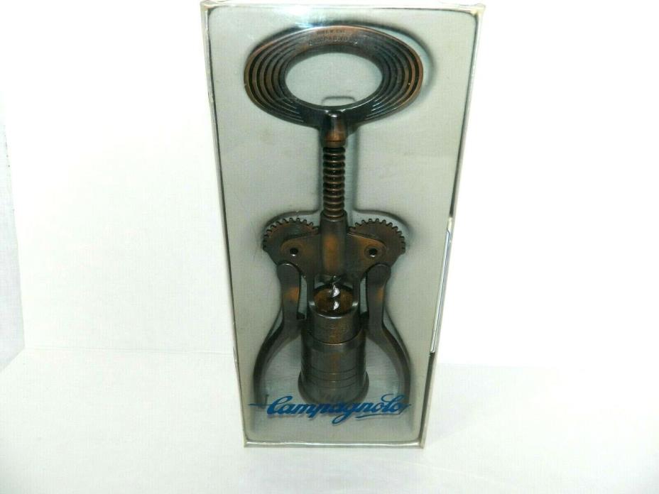 Vintage CAMPAGNOLO BIG Corkscrew Bronze Made in Italy Bottle Opener