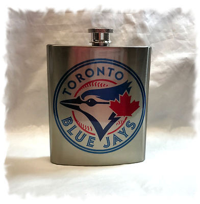 Toronto Blue Jays 7 ounce Stainless Steel Flask